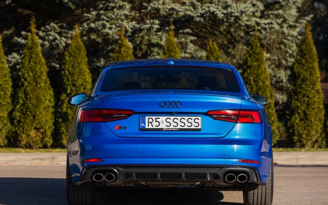 Audi S5 cena 183270 przebieg: 117000, rok produkcji 2017 z Rzeszów małe 352